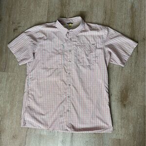 Eddie Bauer Men's Ventilated Plaid Button Down Shirt TXL